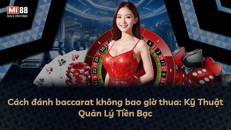 Cách đánh baccarat không bao giờ thua: Kỹ Thuật Quản Lý Tiền Bạc