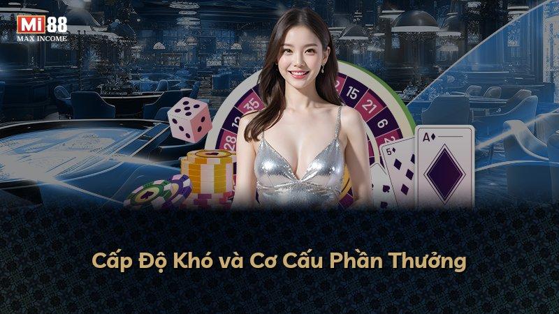 Cấp Độ Khó và Cơ Cấu Phần Thưởng