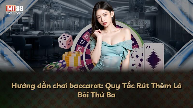 Hướng dẫn chơi baccarat: Quy Tắc Rút Thêm Lá Bài Thứ Ba