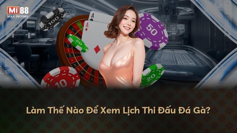Làm Thế Nào Để Xem Lịch Thi Đấu Đá Gà?