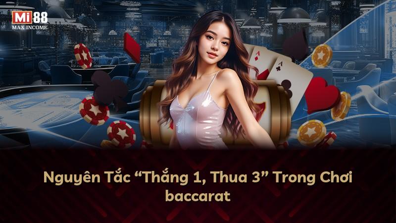 Nguyên Tắc “Thắng 1, Thua 3” Trong Chơi baccarat